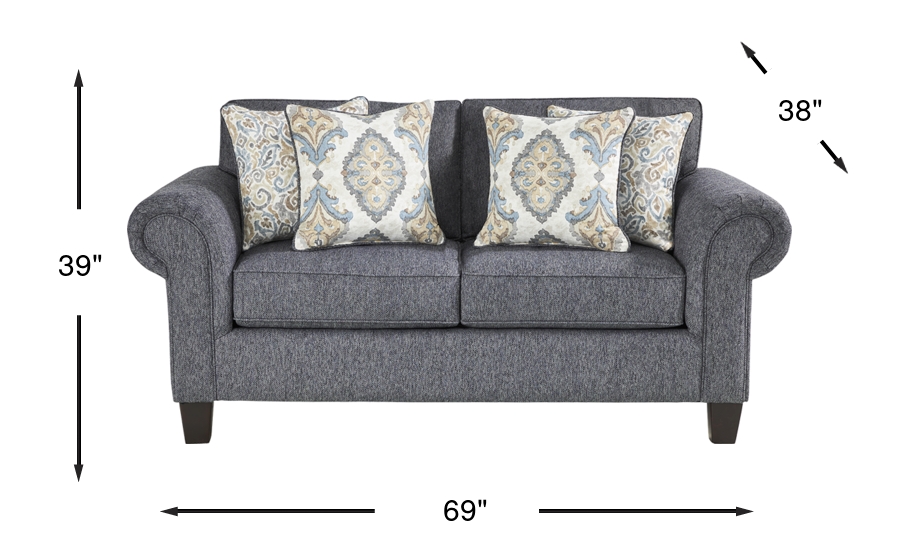 Dimension Image. Please refer to the Dimension Tab on this page for dimension details.