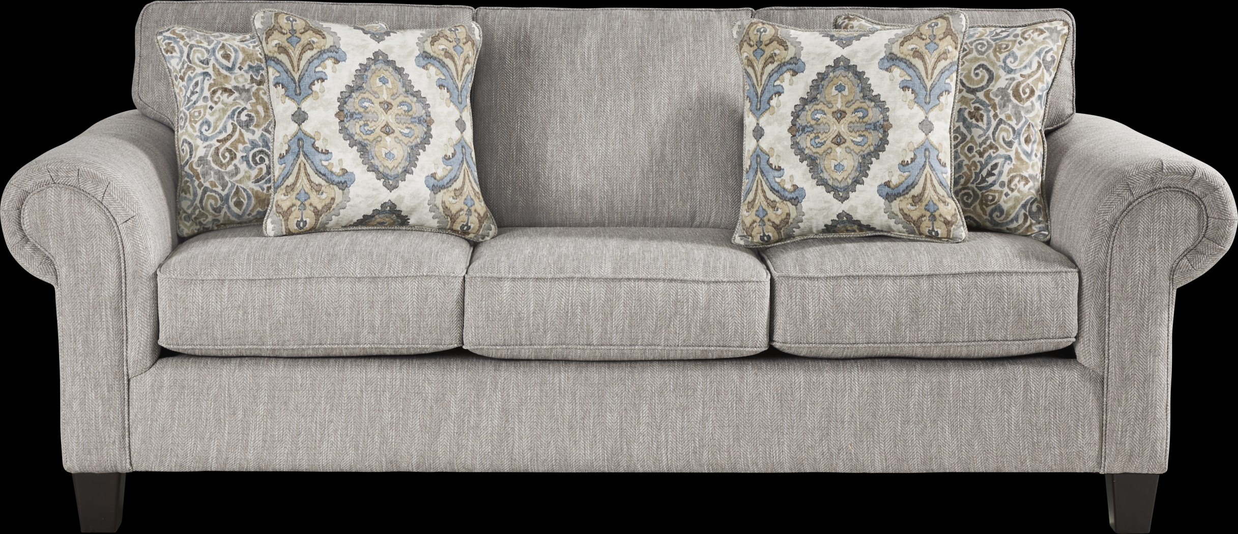 Wyndsor Way Gray 7 Pc Living Room - Thumbnail - Image 2