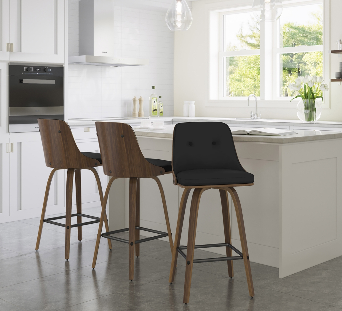 Wyndtop Black Counter Height Stool, Set of 2 - Thumbnail - Image 3