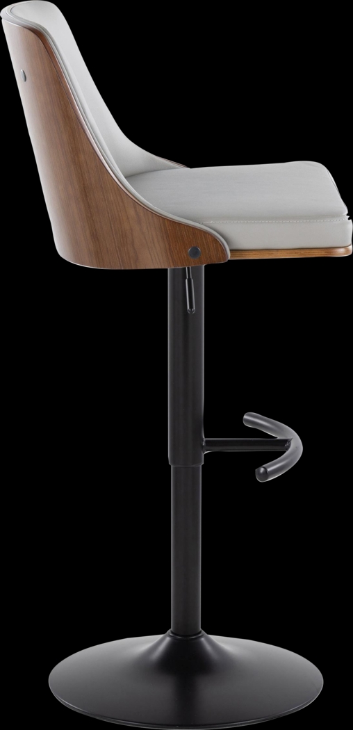 Wyndtop II Light Gray Adjustable Barstool, Set of 2 - Thumbnail - Image 6