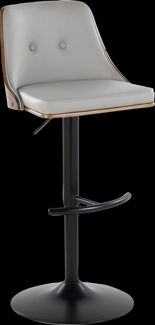 Wyndtop II Light Gray Adjustable Barstool, Set of 2 - Thumbnail - Image 7