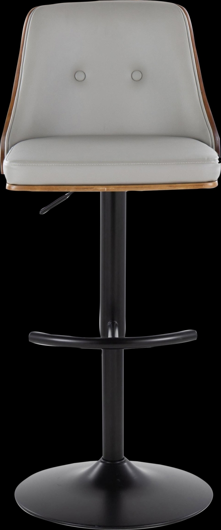 Wyndtop II Light Gray Adjustable Barstool, Set of 2 - Thumbnail - Image 8