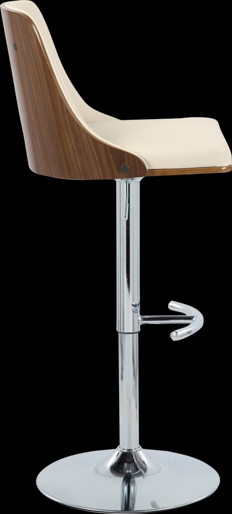 Wyndtop III Cream Adjustable Barstool, Set of 2 - Thumbnail - Image 6