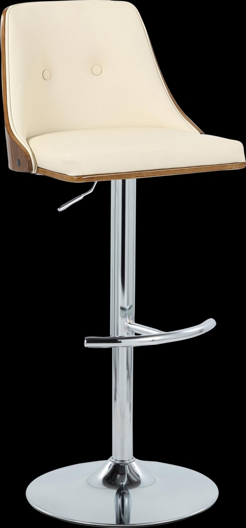 Wyndtop III Cream Adjustable Barstool, Set of 2 - Thumbnail - Image 7
