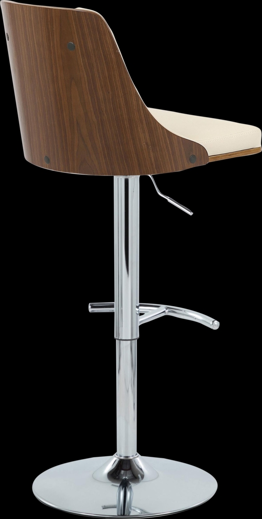 Wyndtop III Cream Adjustable Barstool, Set of 2 - Thumbnail - Image 8