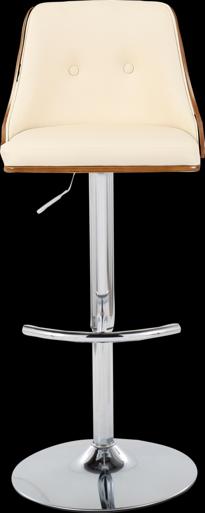 Wyndtop III Cream Adjustable Barstool, Set of 2 - Thumbnail - Image 10