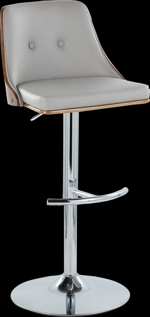 Wyndtop III Light Gray Adjustable Barstool, Set of 2 - Thumbnail - Image 7