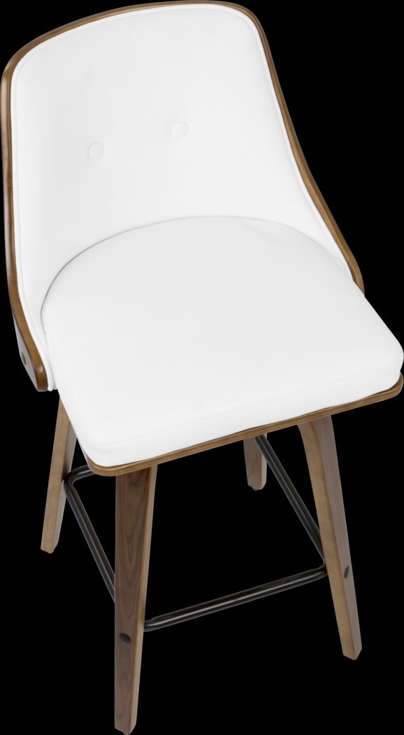 Wyndtop White Counter Height Stool, Set of 2 - Thumbnail - Image 4