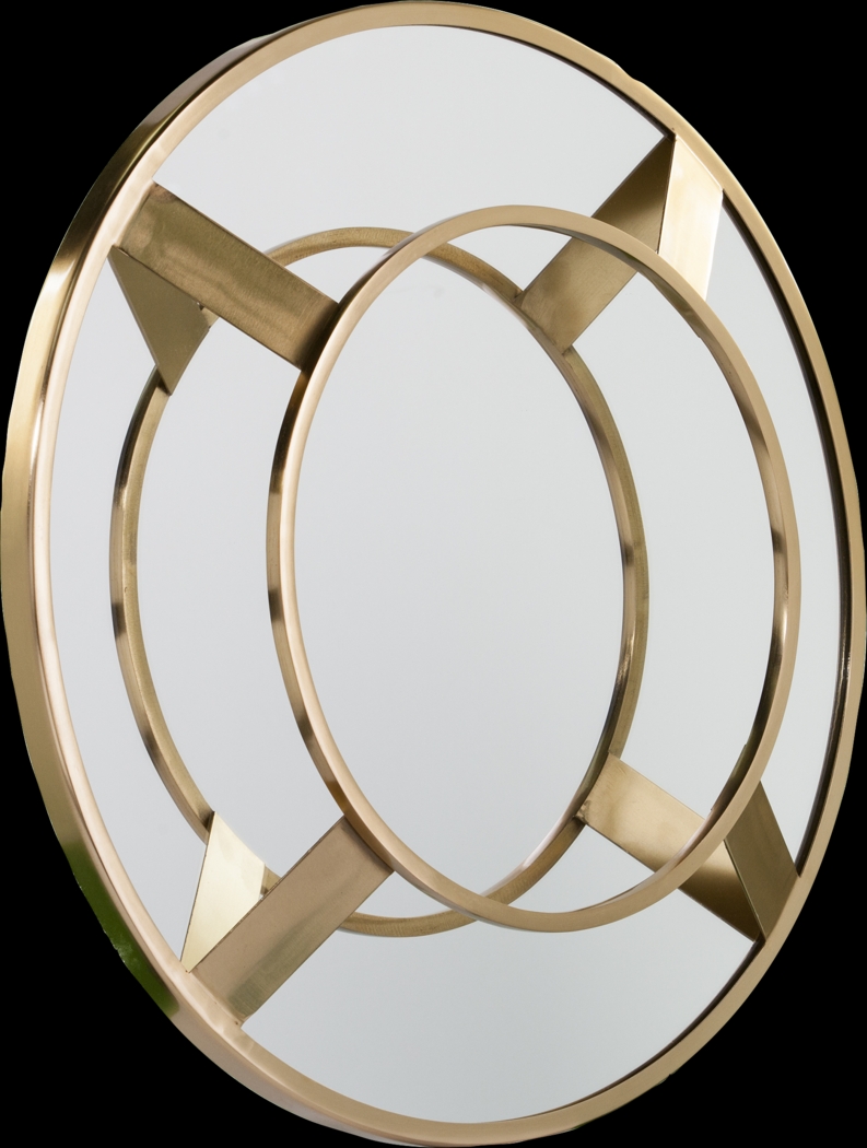 Wynell Brass Accent Mirror - Thumbnail - Image 3