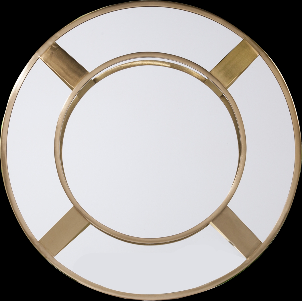 Wynell Brass Accent Mirror - Thumbnail - Image 1