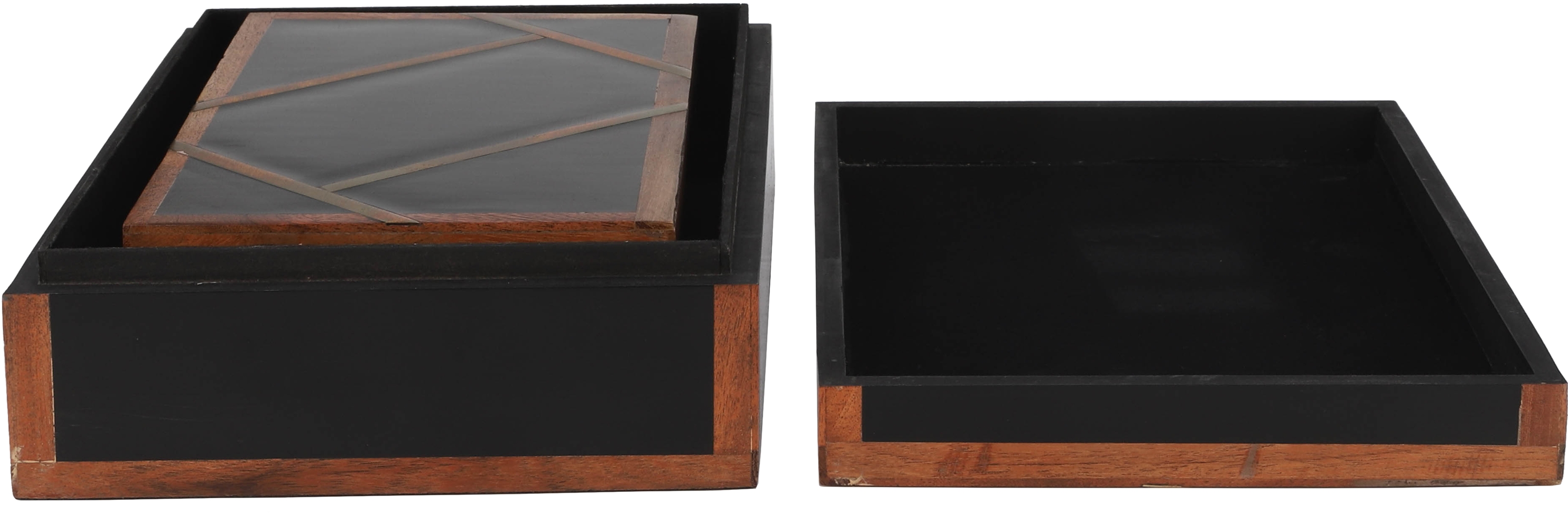 Wynfrey Black Decorative Box, Set of 2 - Thumbnail - Image 5