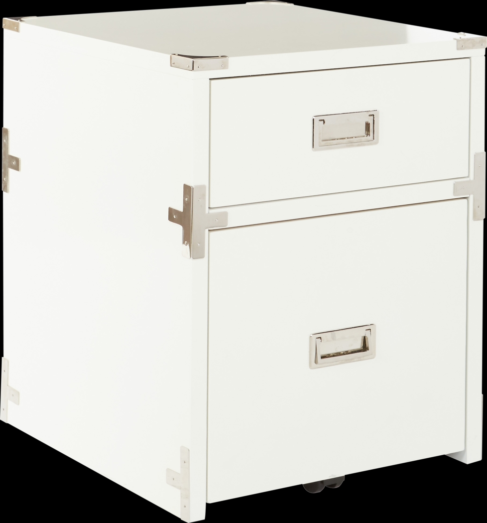Wynkoop White File Cabinet - Thumbnail - Image 1