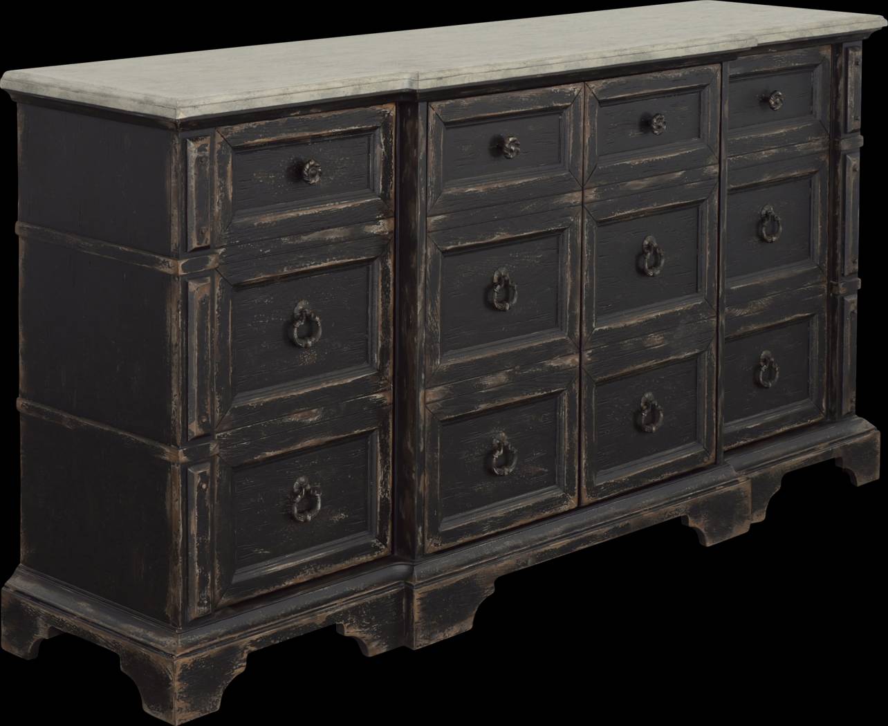 Wynmoore Black Credenza - Thumbnail - Image 1