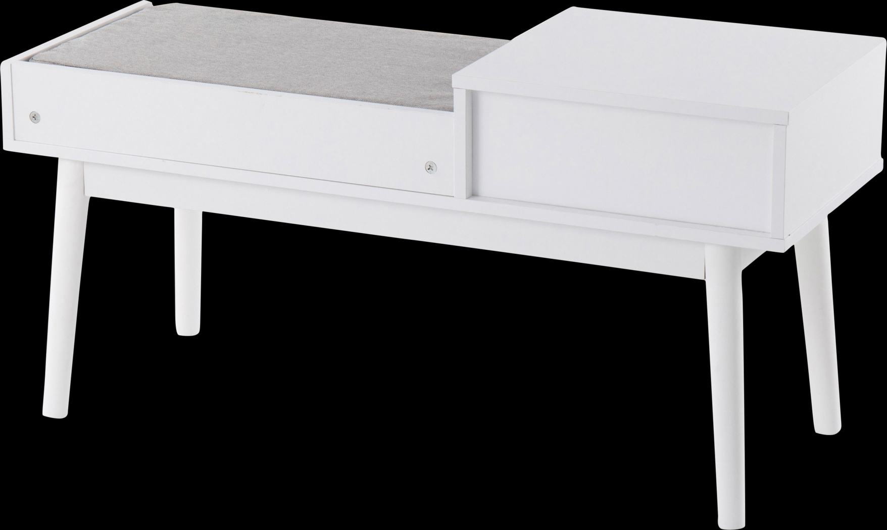 Wynnemeade Gray Accent Bench - Thumbnail - Image 3