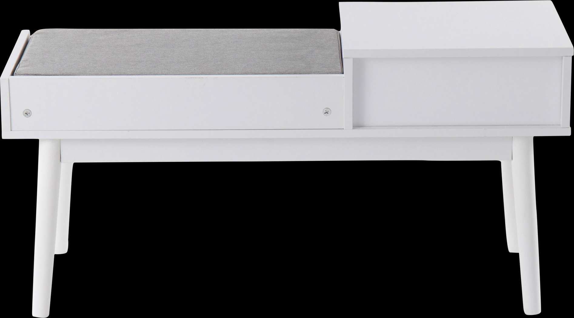 Wynnemeade Gray Accent Bench - Thumbnail - Image 4