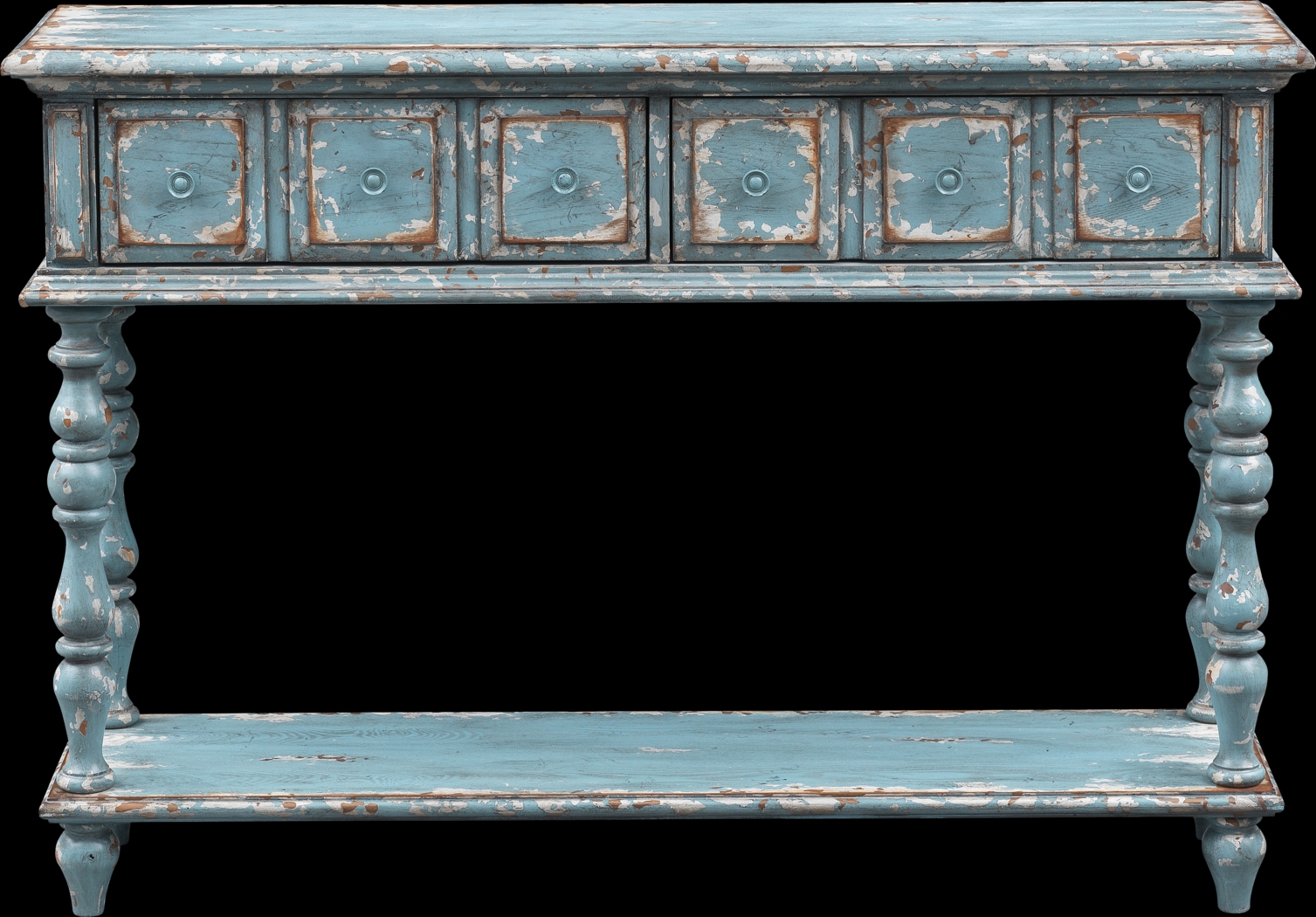 Wynnwood Blue Console Table - Thumbnail - Image 2