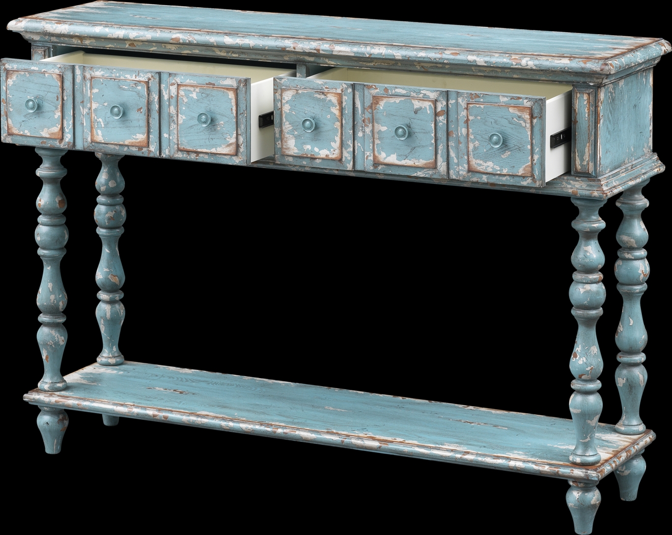 Wynnwood Blue Console Table - Thumbnail - Image 3