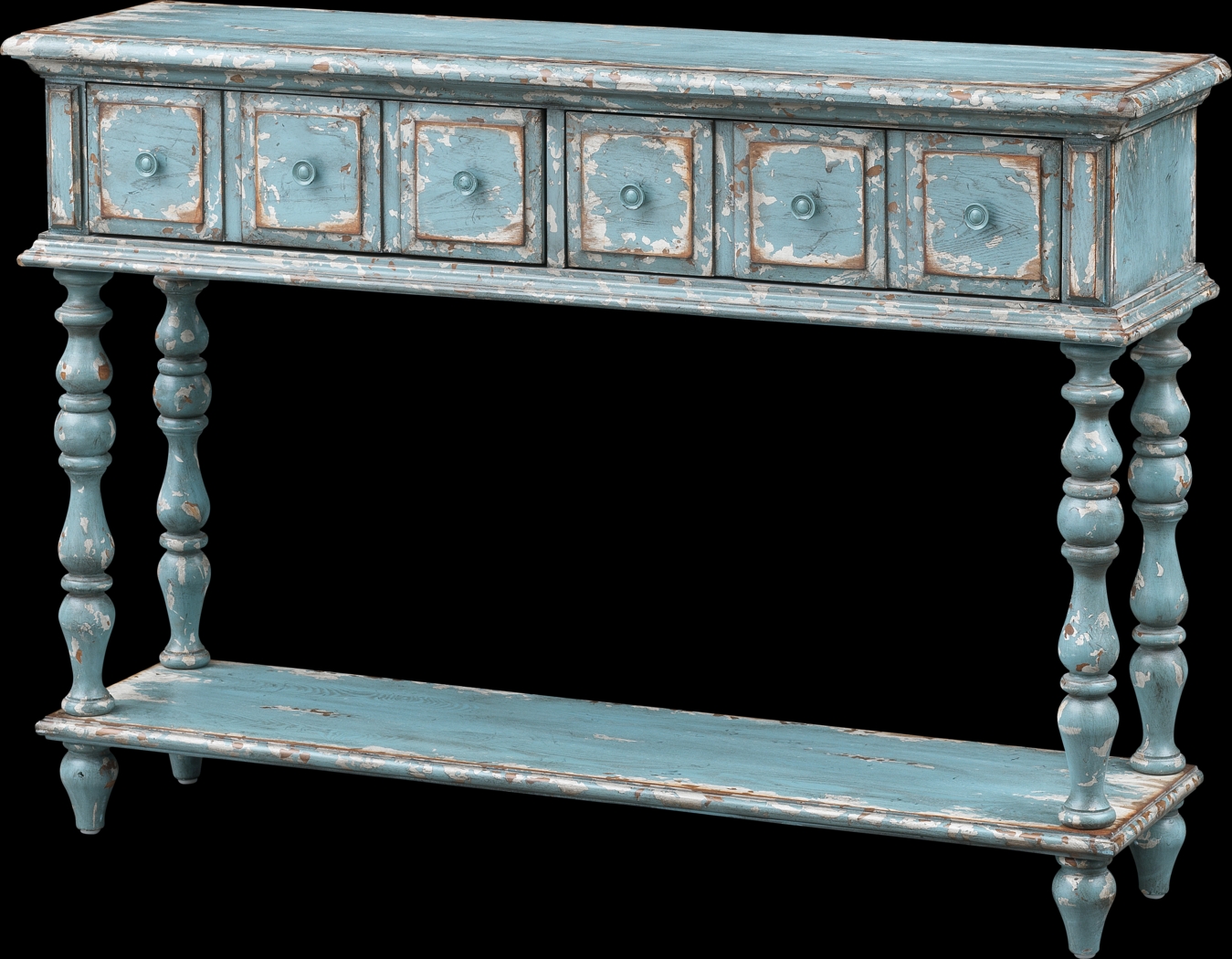 Wynnwood Blue Console Table - Thumbnail - Image 1