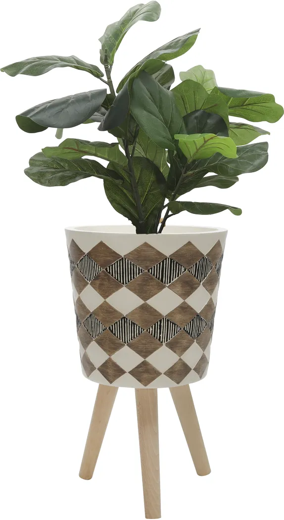 Wynola Brown Planter, Set of 2 - Thumbnail - Image 6
