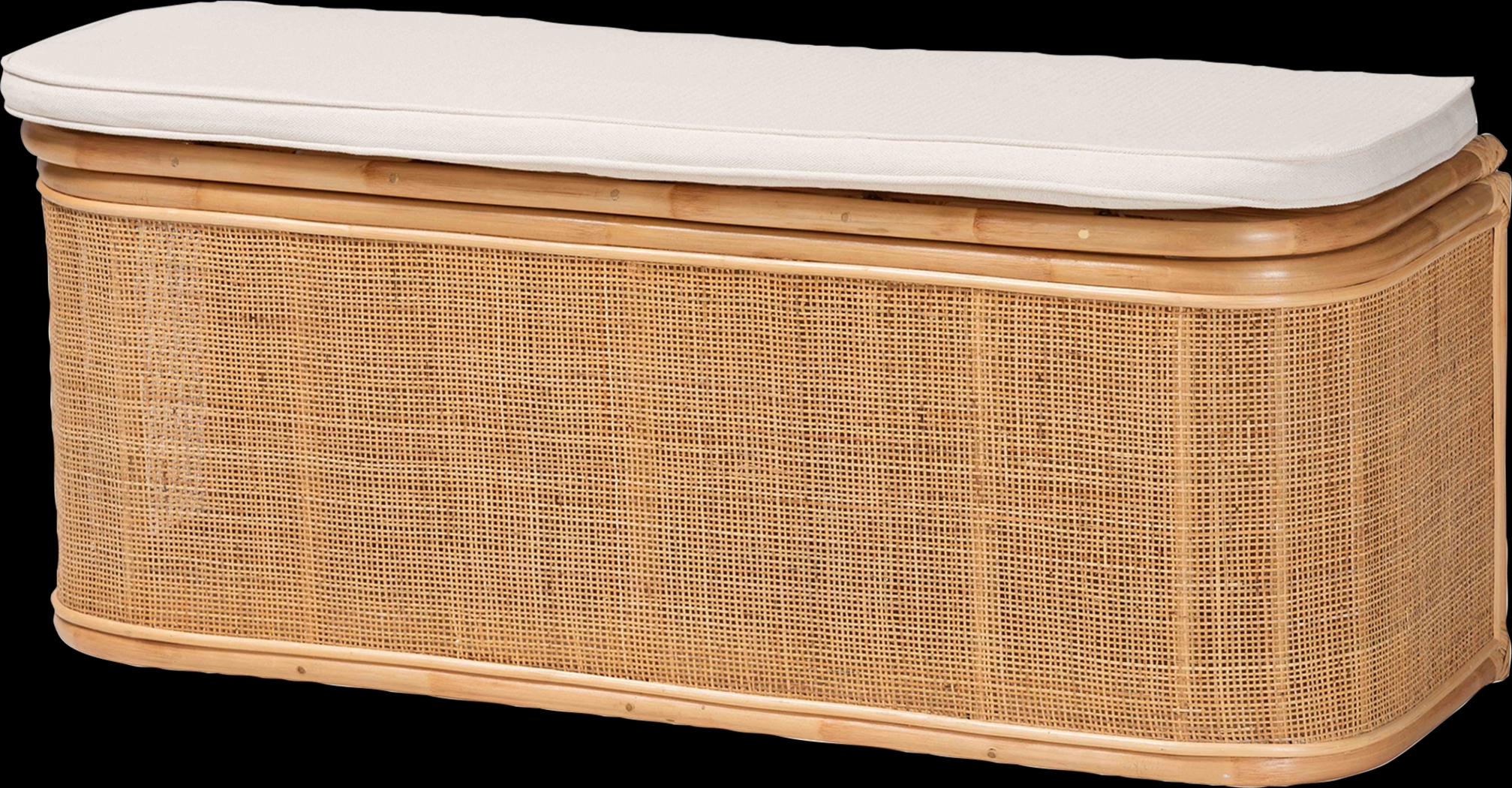 Wynstone Brown Storage Bench - Thumbnail - Image 1