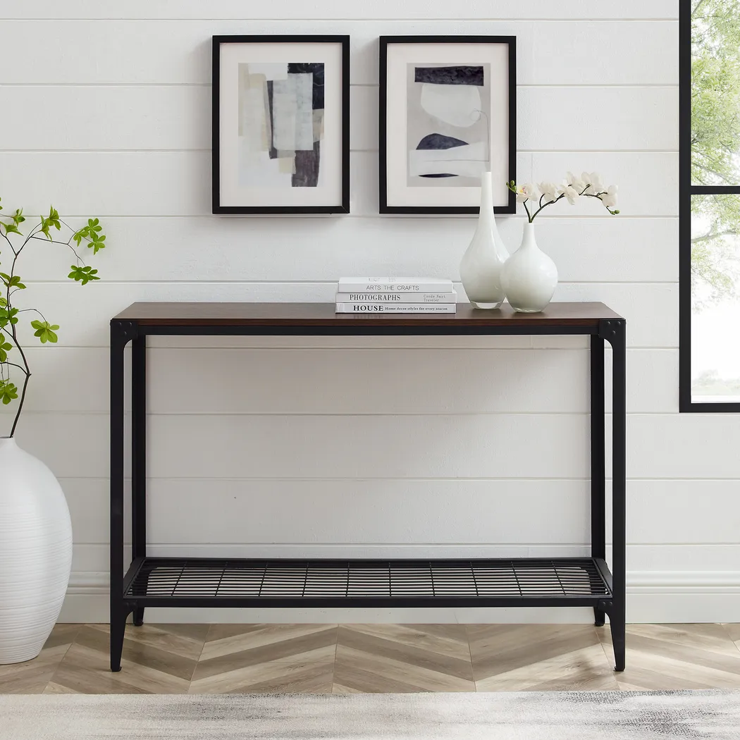 Wynyates Walnut Sofa Table - Thumbnail - Image 5