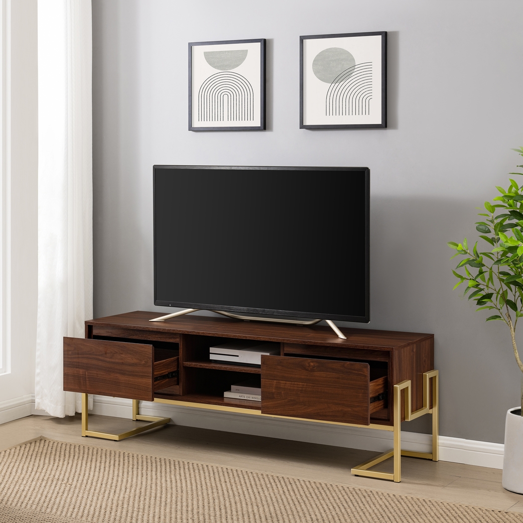Wysalla Walnut 60 in. Console - Thumbnail - Image 4