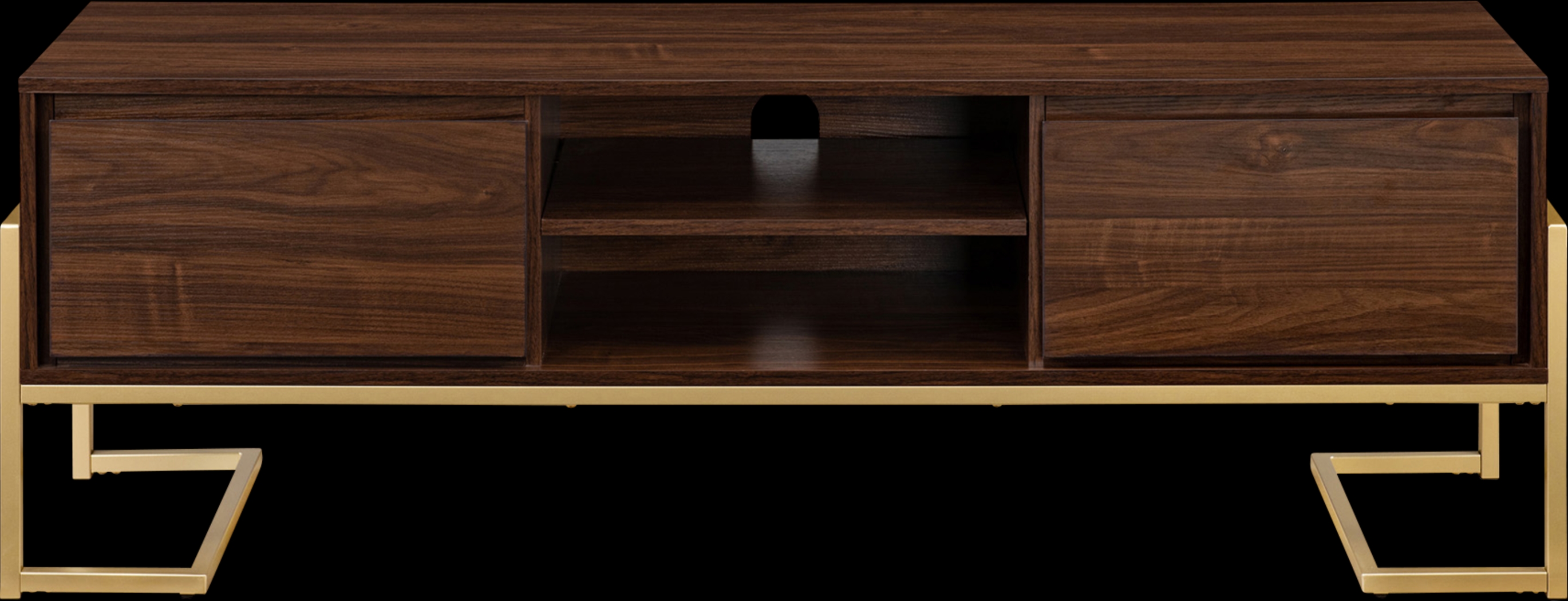 Wysalla Walnut 60 in. Console - Thumbnail - Image 1