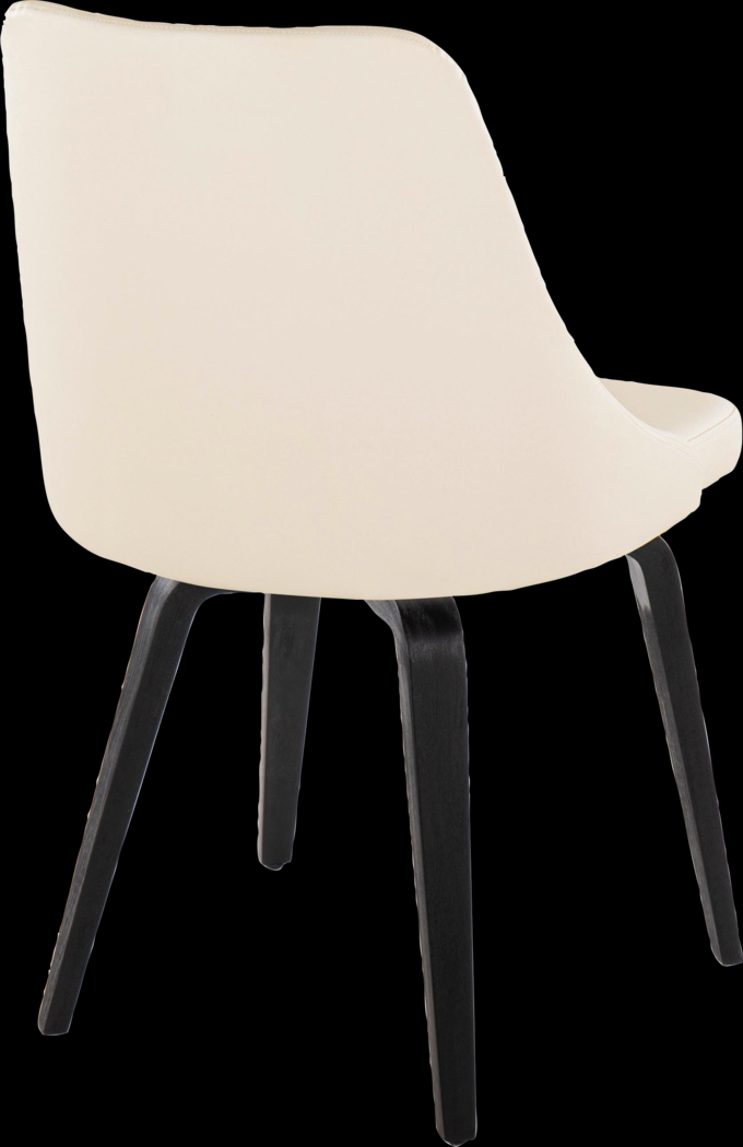 Wytona I Black Side Chair, Set of 2 - Thumbnail - Image 7
