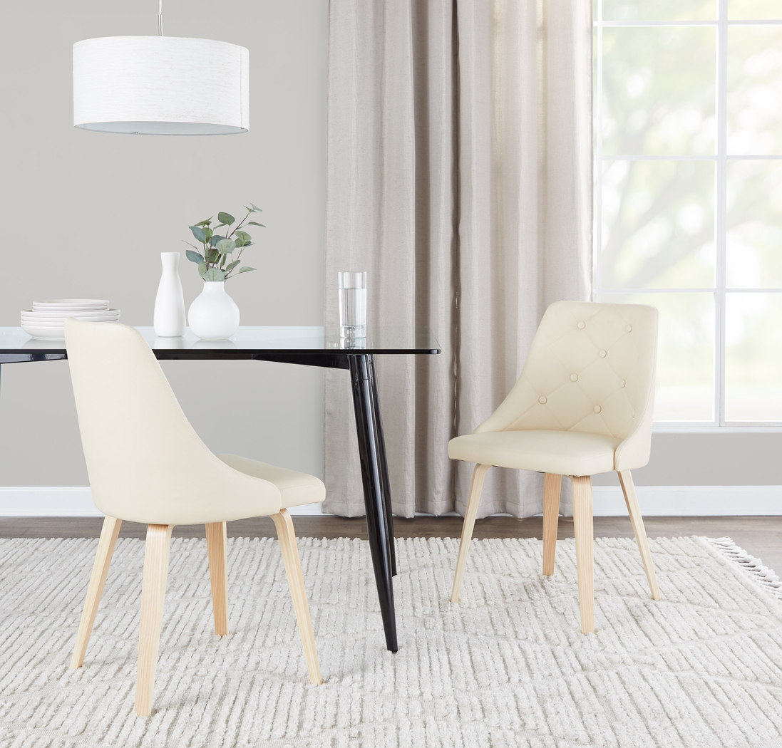 Wytona I Natural Side Chair, Set of 2 - Thumbnail - Image 2