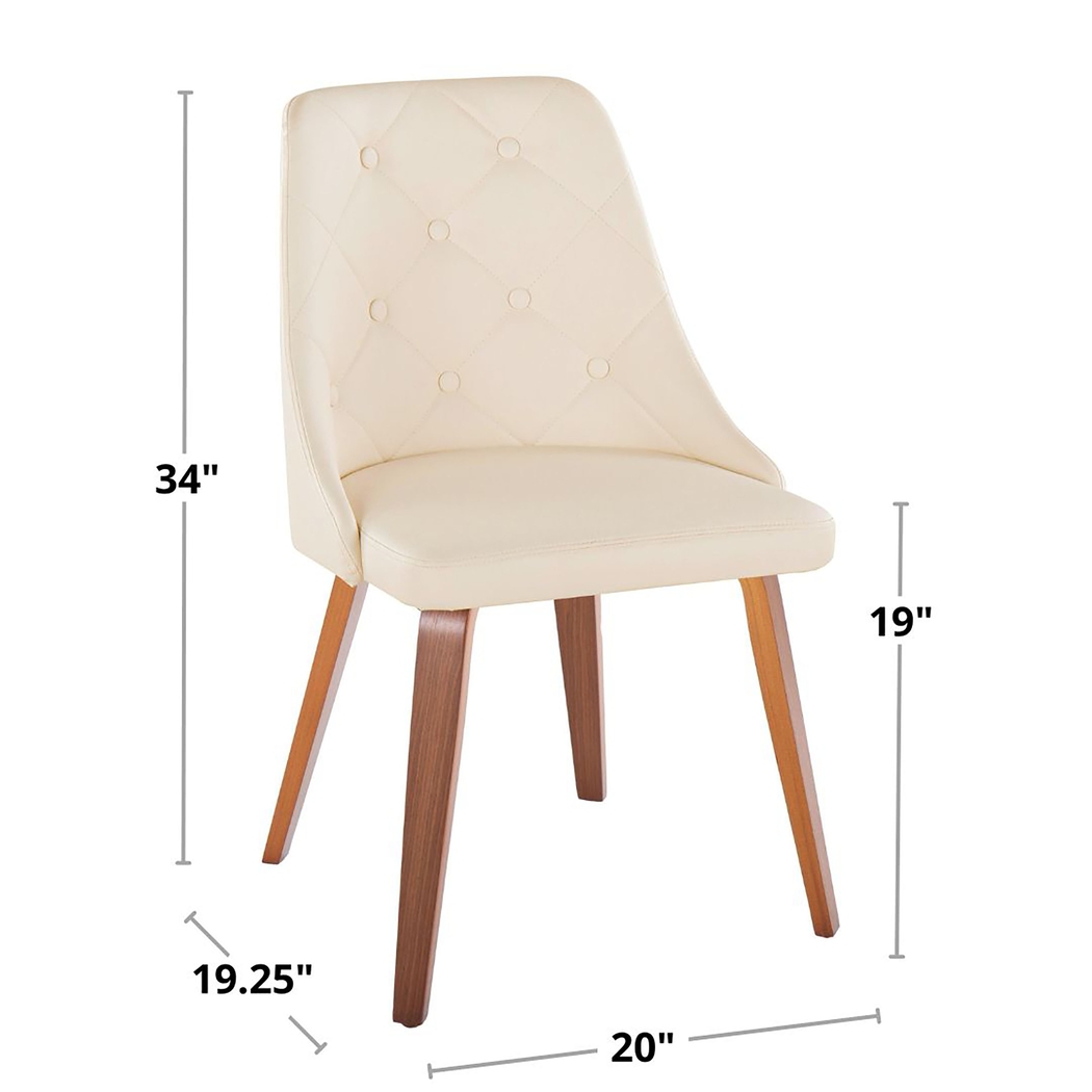 Wytona I Walnut Side Chair, Set of 2 - Thumbnail - Image 8