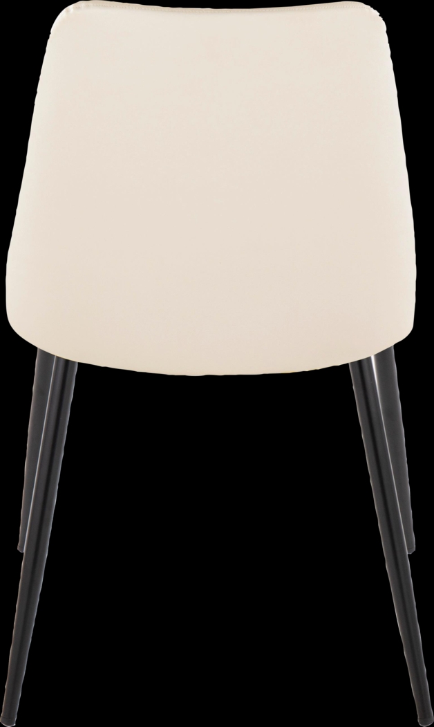 Wytona II Black Side Chair, Set of 2 - Thumbnail - Image 3