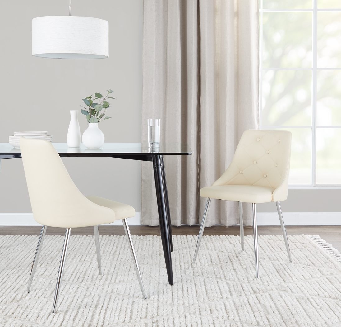 Wytona II Chrome Side Chair, Set of 2 - Thumbnail - Image 2