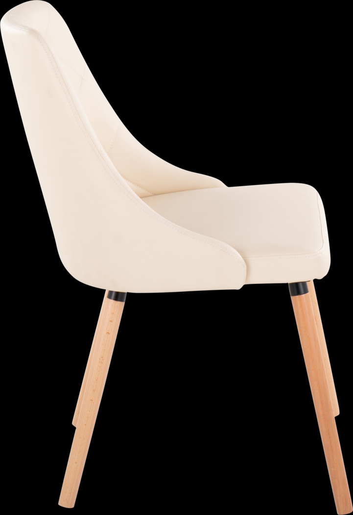 Wytona II Natural Side Chair, Set of 2 - Thumbnail - Image 4