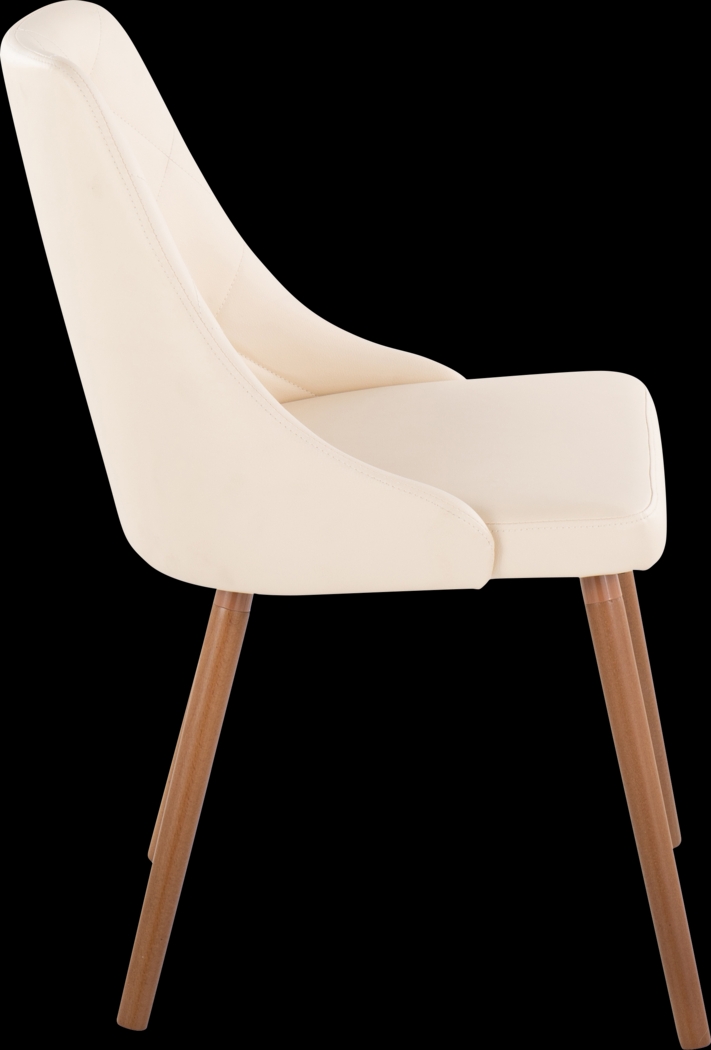 Wytona II Walnut Side Chair, Set of 2 - Thumbnail - Image 5