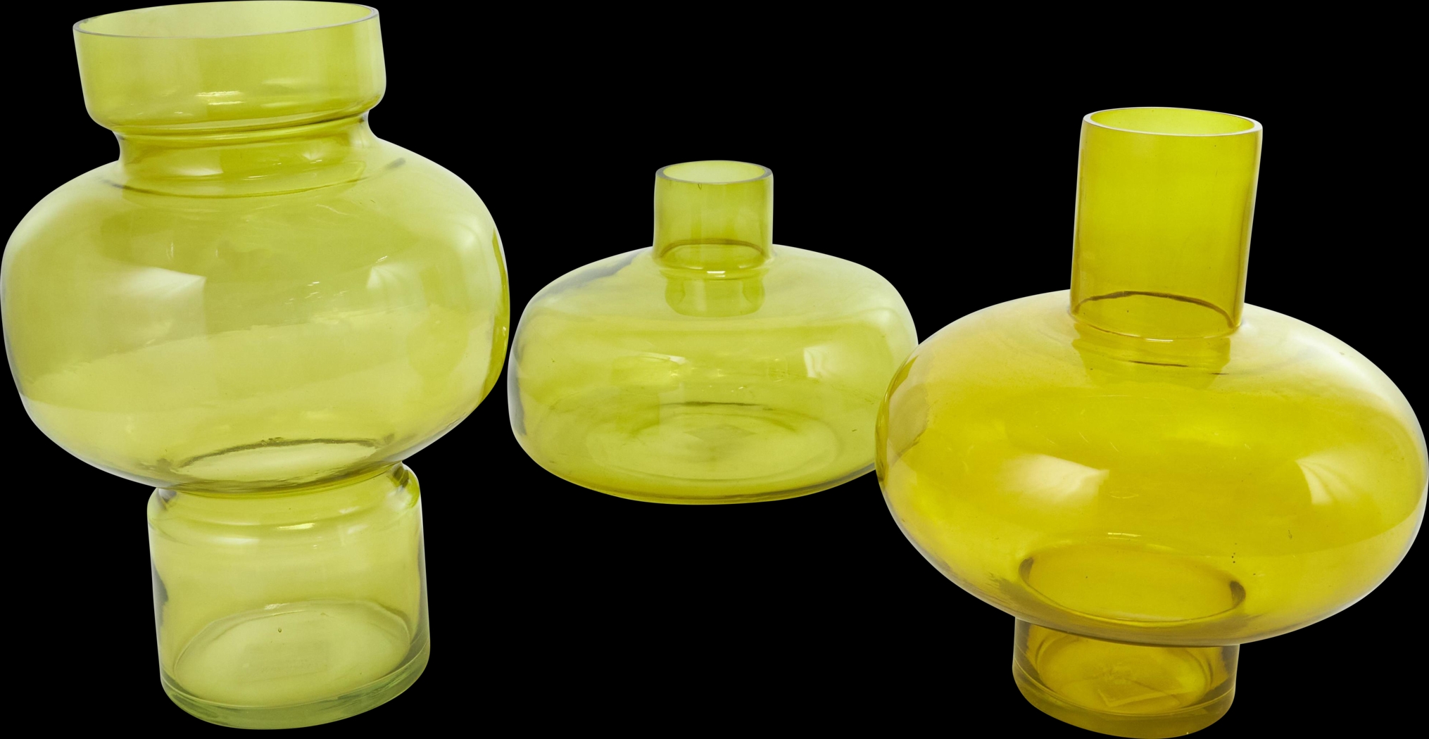 Xaleo Green Vase, Set of 3 - Thumbnail - Image 4