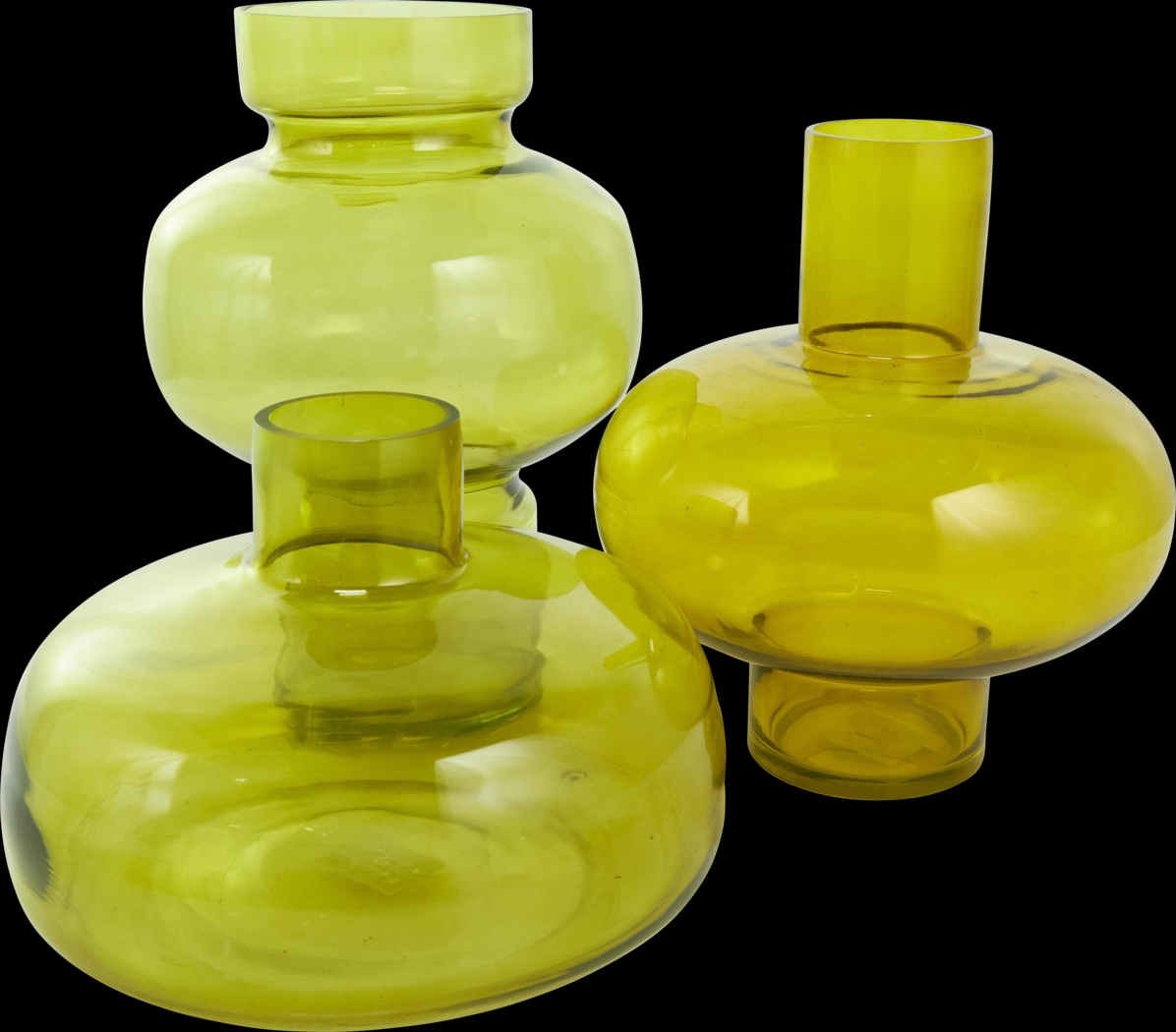 Xaleo Green Vase, Set of 3 - Thumbnail - Image 8