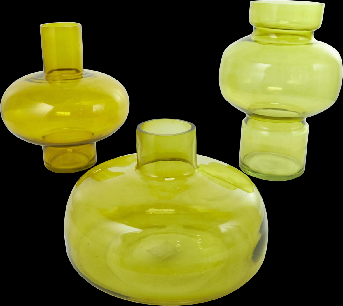 Xaleo Green Vase, Set of 3 - Thumbnail - Image 1