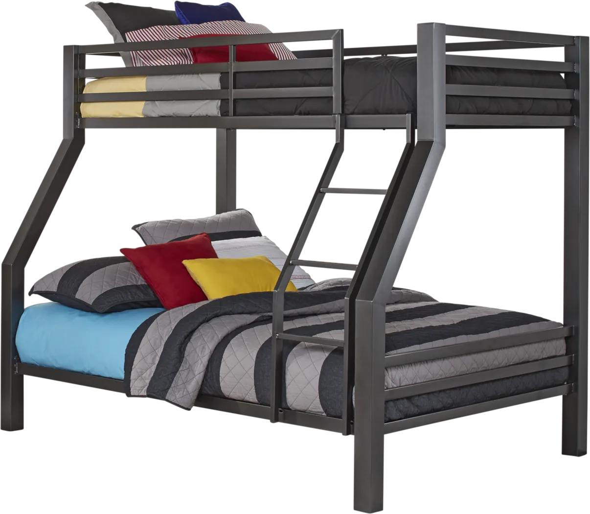 Xander Gray Twin/Full Bunk Bed - Thumbnail - Image 1