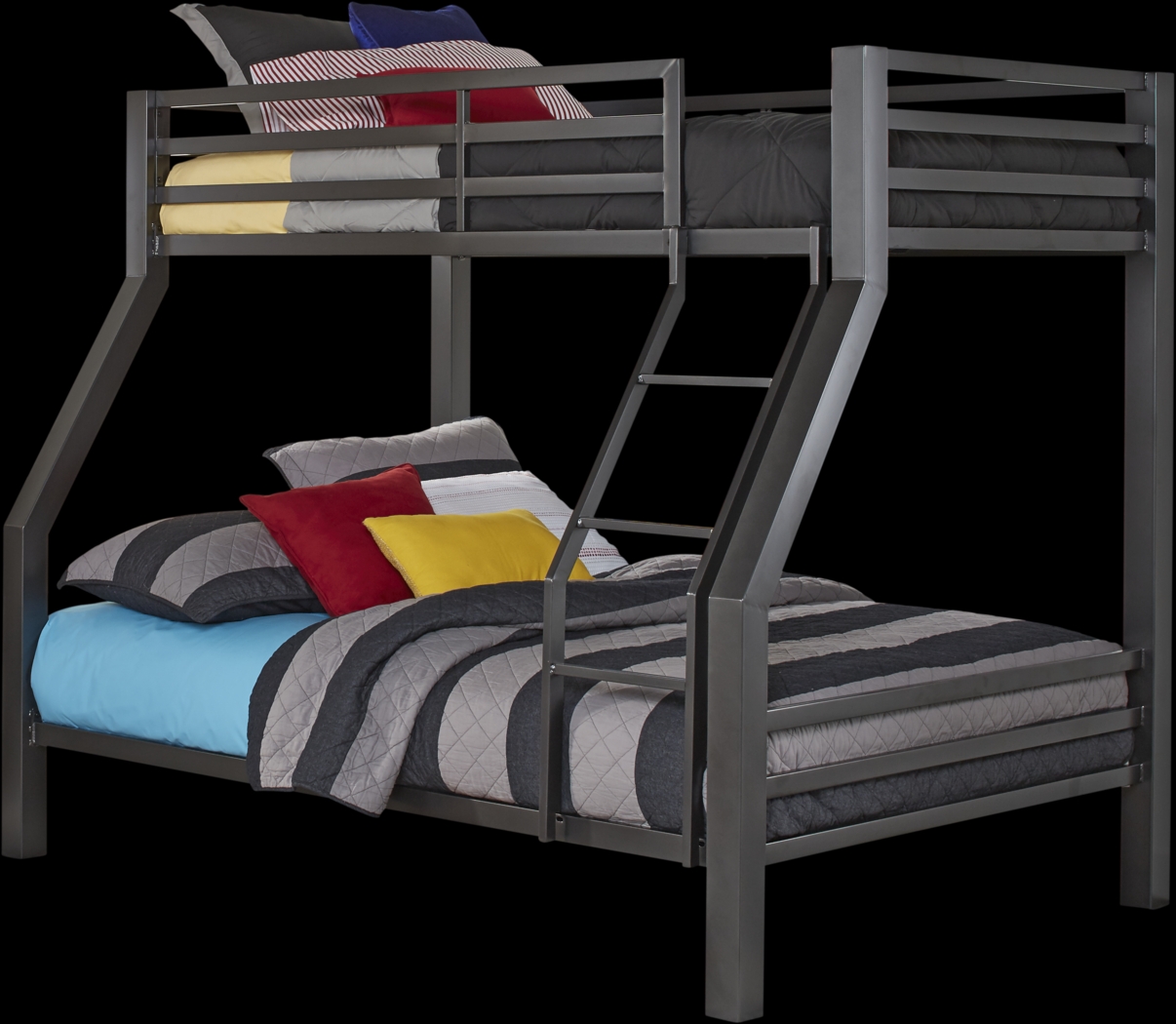 Kids Barringer Place Gray 5 Pc Bedroom with Xander Twin/Full Bunk - Thumbnail - Image 2