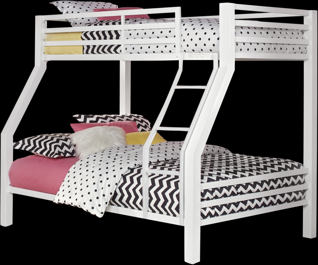 Kids Barringer Place White 5 Pc Bedroom with Xander Twin/Full Bunk - Thumbnail - Image 2