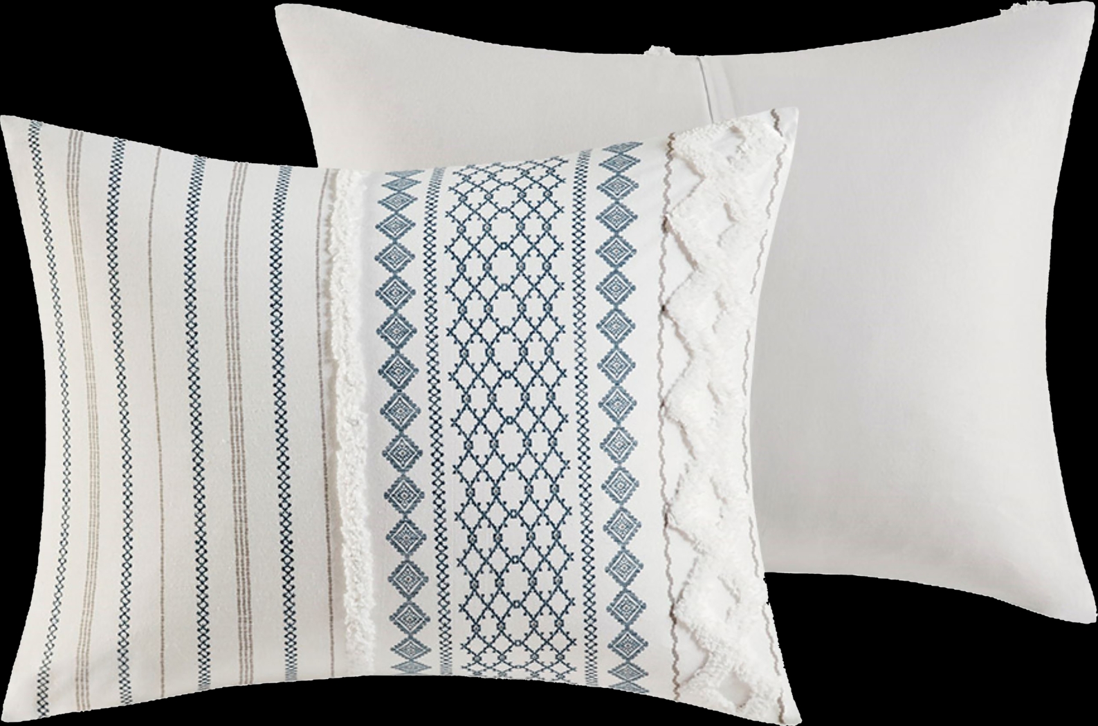 Xandr White King/ Cal 3 pc Comforter Set - Thumbnail - Image 8