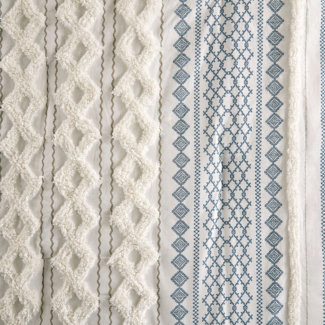 Xandr White King/ Cal 3 pc Comforter Set - Thumbnail - Image 9