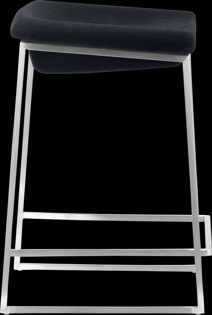 Xantho Dark Gray Counter Height Stool, Set of 2 - Thumbnail - Image 2