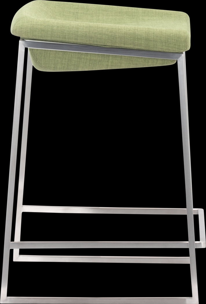 Xantho Green Counter Height Stool, Set of 2 - Thumbnail - Image 2