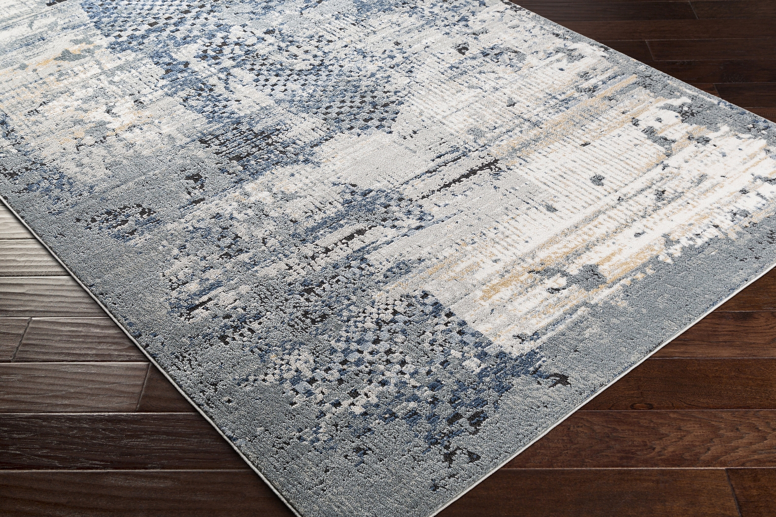 Xella Gray 6'7 x 9' Rug - Thumbnail - Image 3