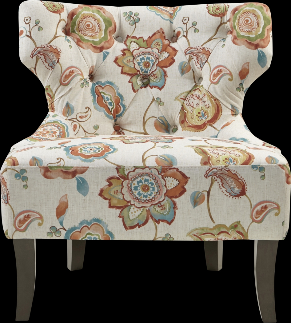 Xenia Orange Accent Chair - Thumbnail - Image 3