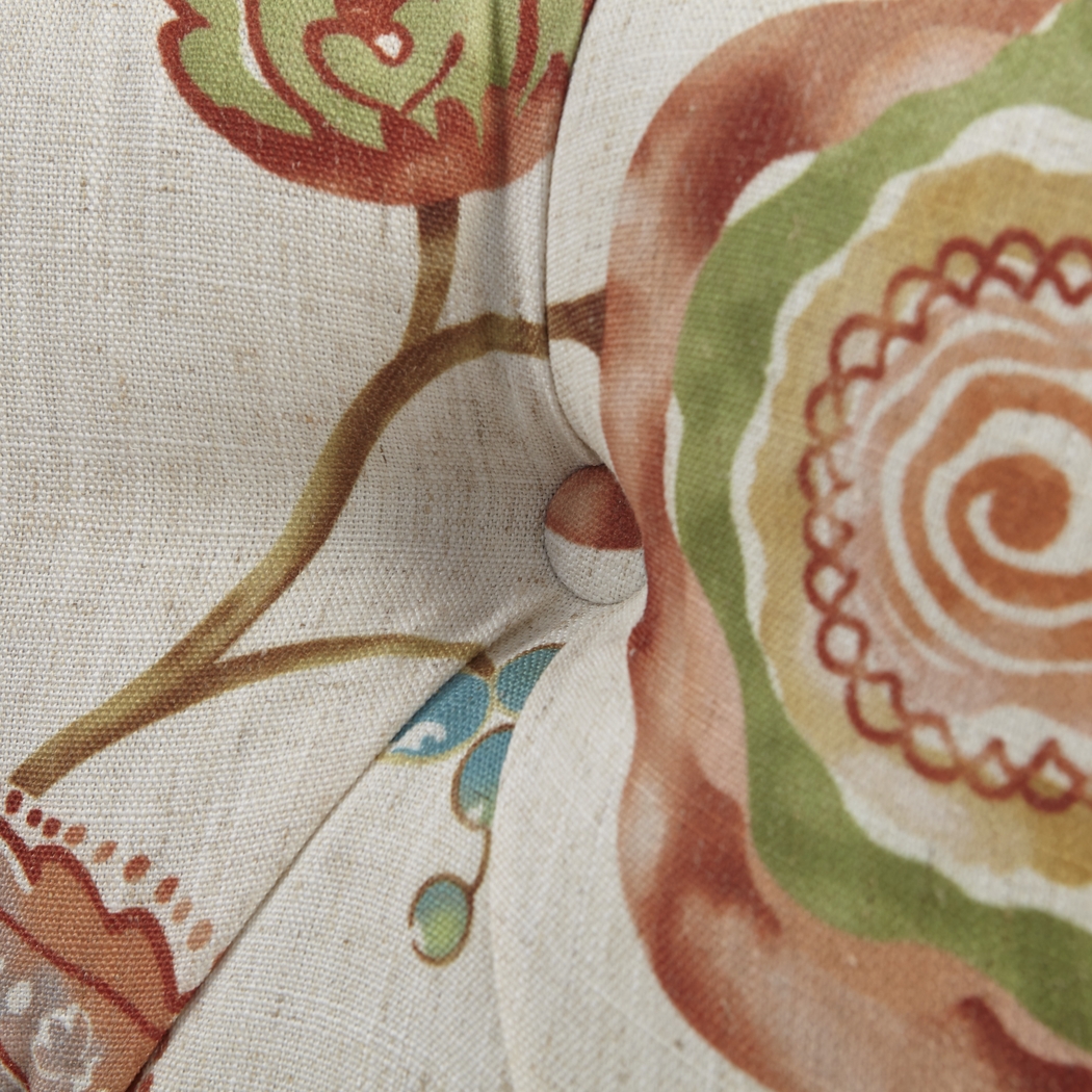 Xenia Orange Accent Chair - Thumbnail - Image 6