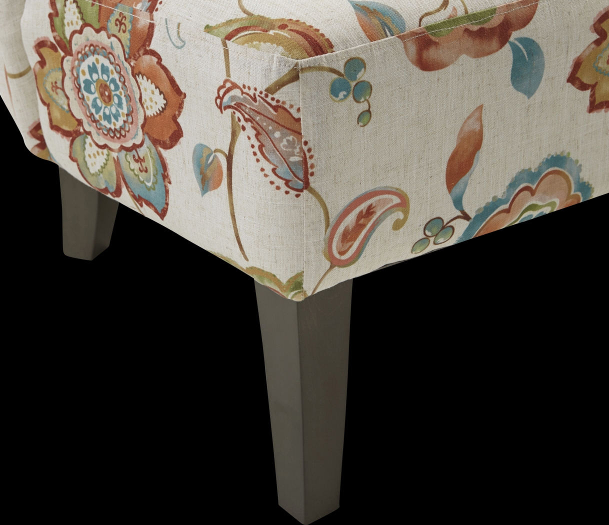 Xenia Orange Accent Chair - Thumbnail - Image 7
