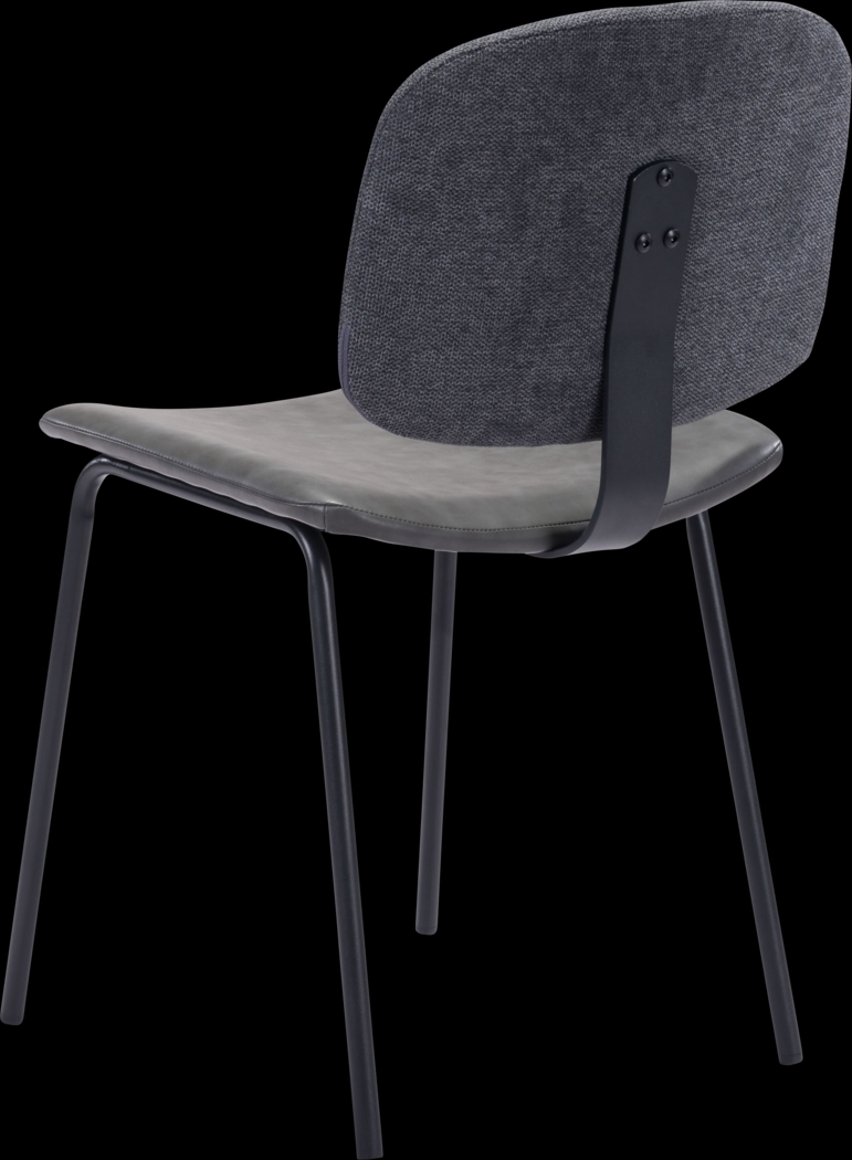 Xenodice Gray Side Chair, Set of 2 - Thumbnail - Image 5