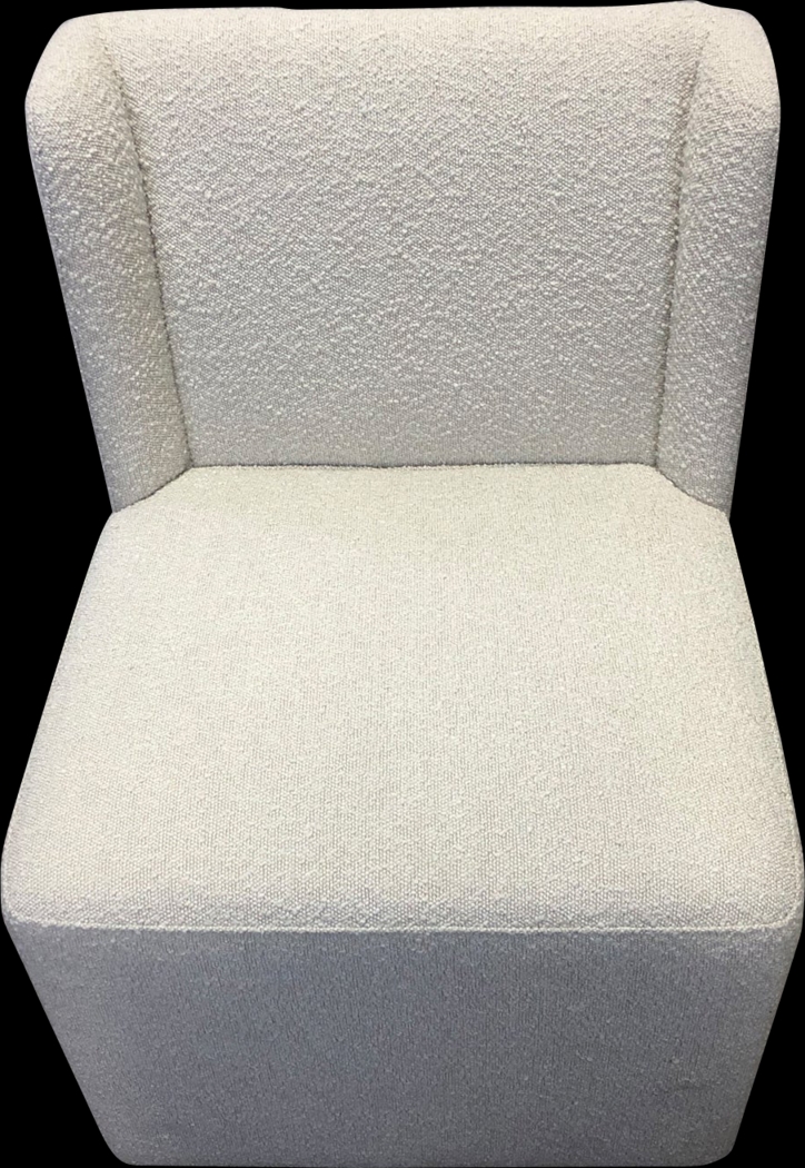 Xylonia White Swivel Dining Chair, Set of 2 - Thumbnail - Image 4